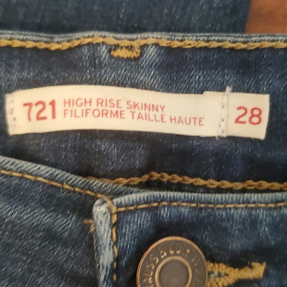 Levi's 721 high rise skinny size 28 - Picture 2 of 5